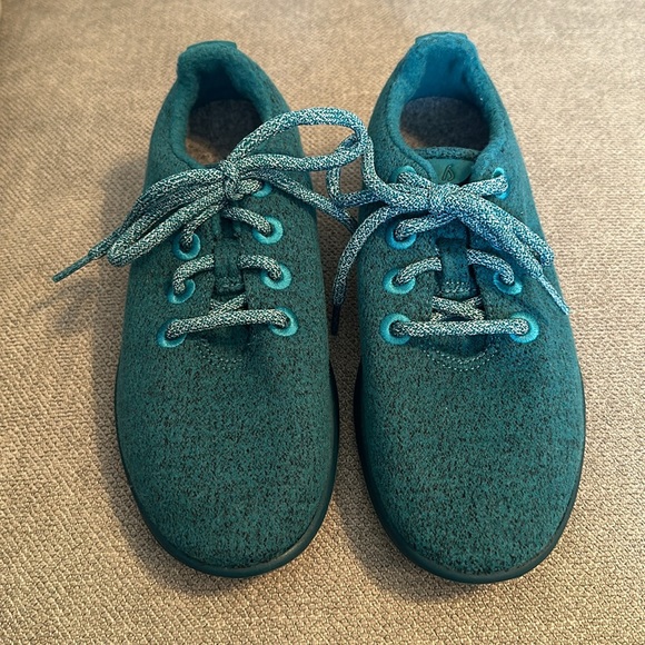 Allbirds Wool Runner Mizzles Thrive Teal Size 6 New Without Box - Picture 2 of 3